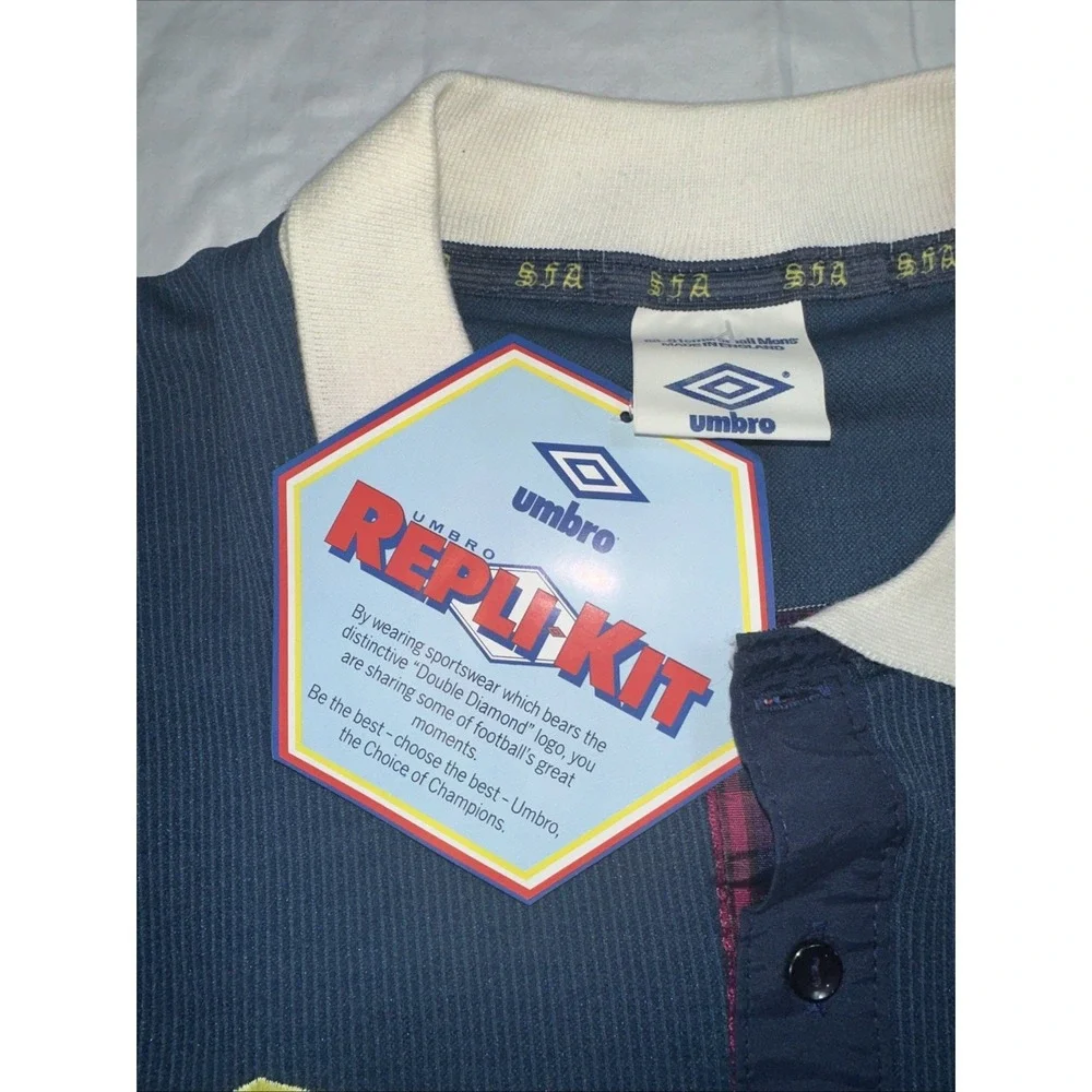 Scotland Retro Vintage‎ Umbro FiFA Italia 1990 Football Shirt UK Small W/ Tag